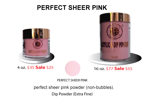 perfect sheer pink dip powder